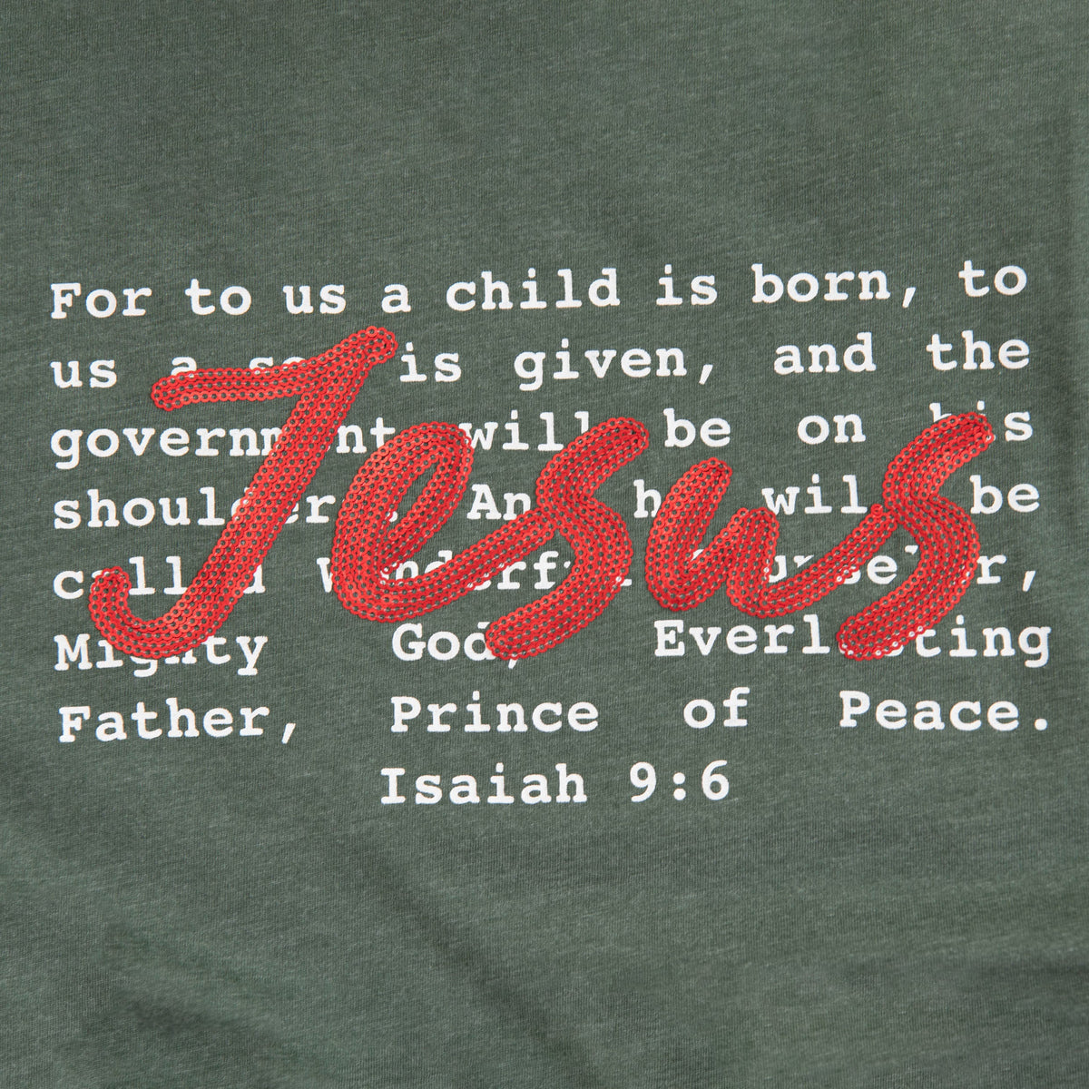 Jesus Sequin Tee