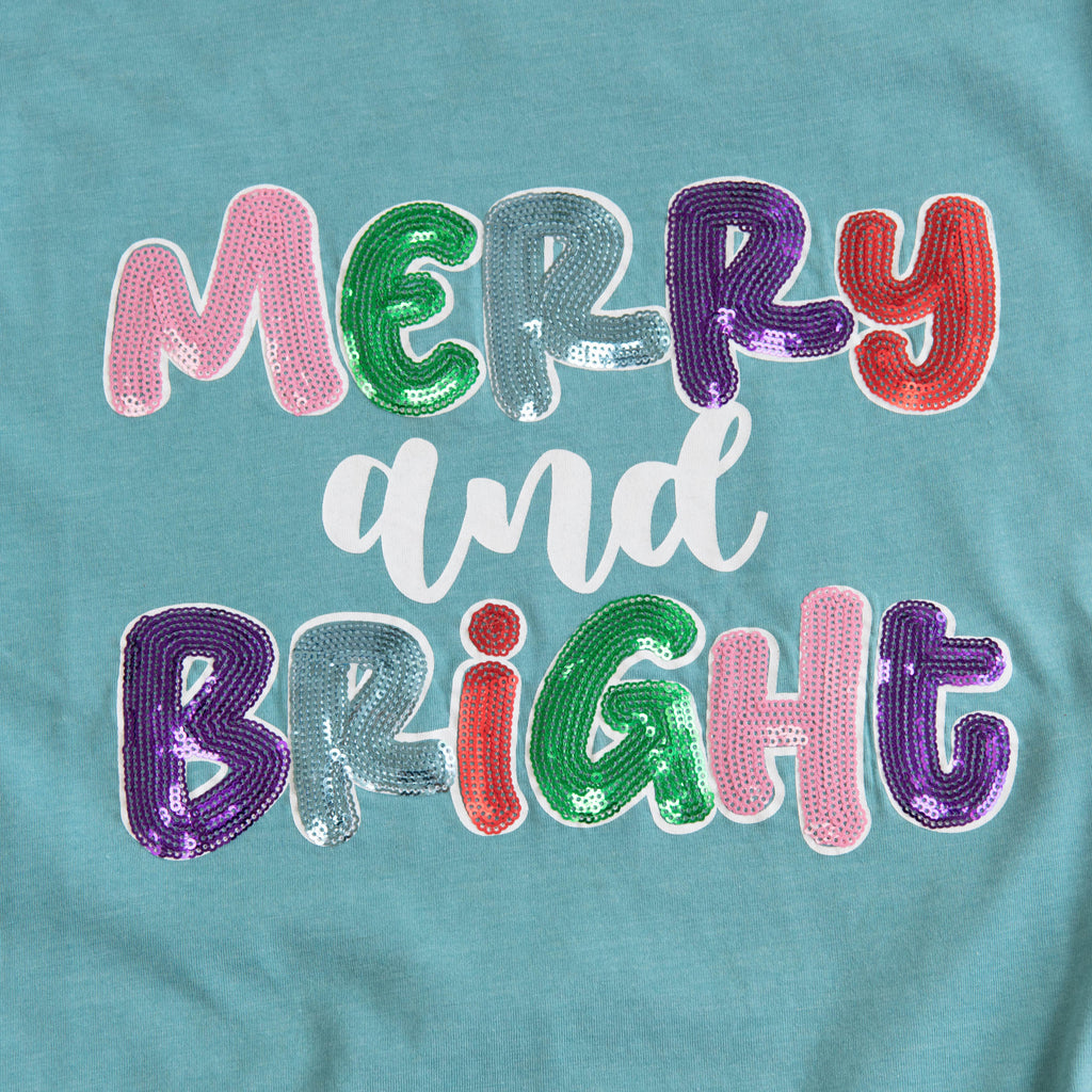 Merry and Bright Sequin Tee