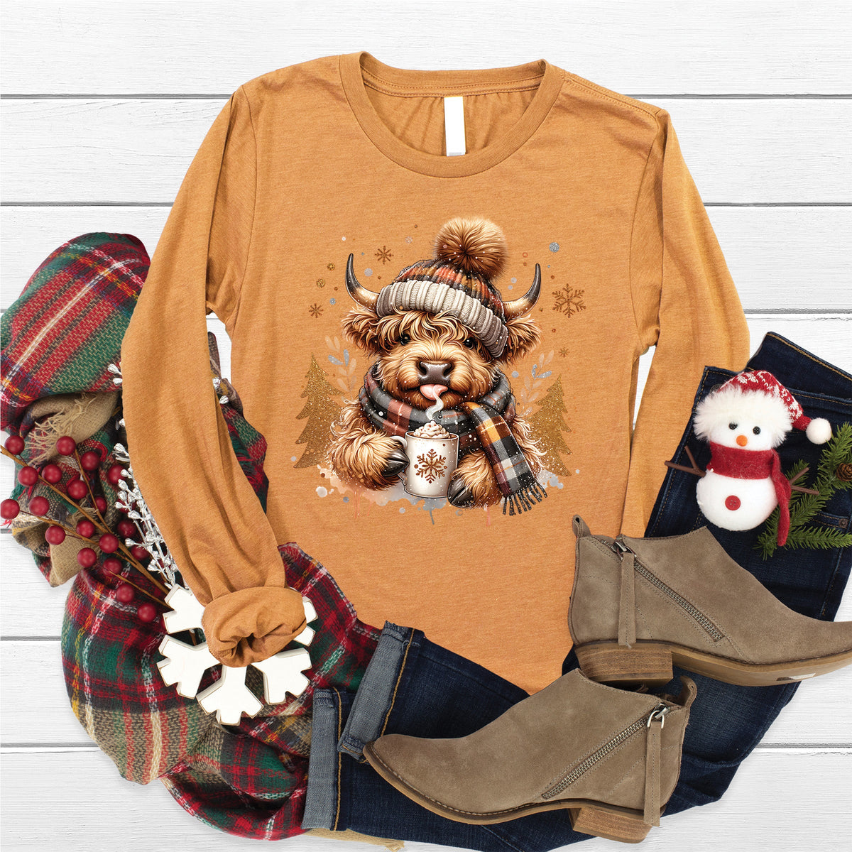 Highland Cow Long Sleeve