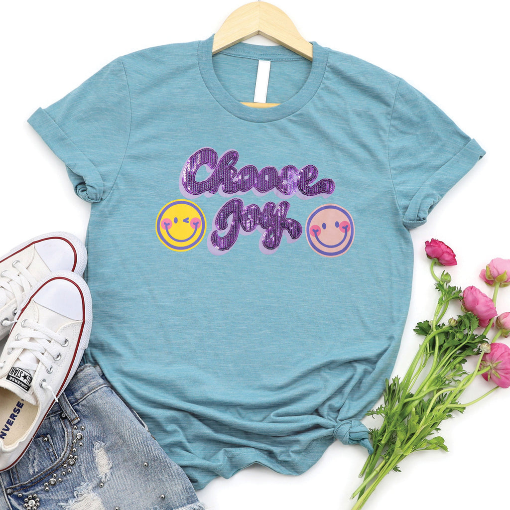 Choose Joy Sequin Tee