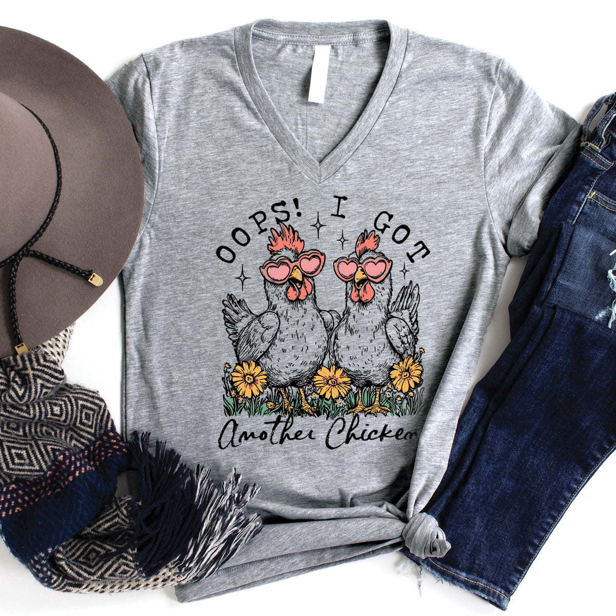 Another Chicken V-Neck
