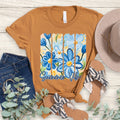 Blue Floral Vibes Tee