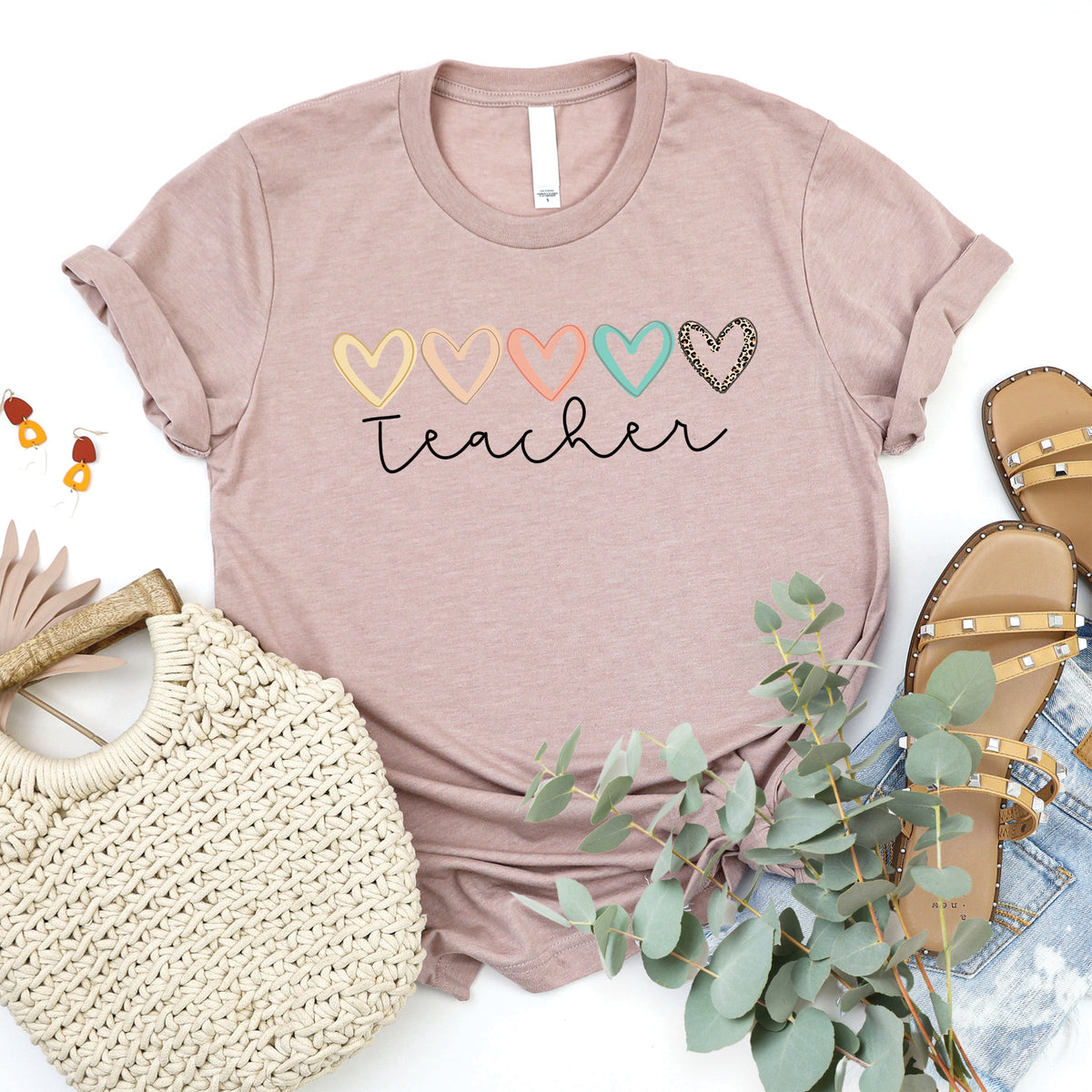 Teacher Hearts Tee