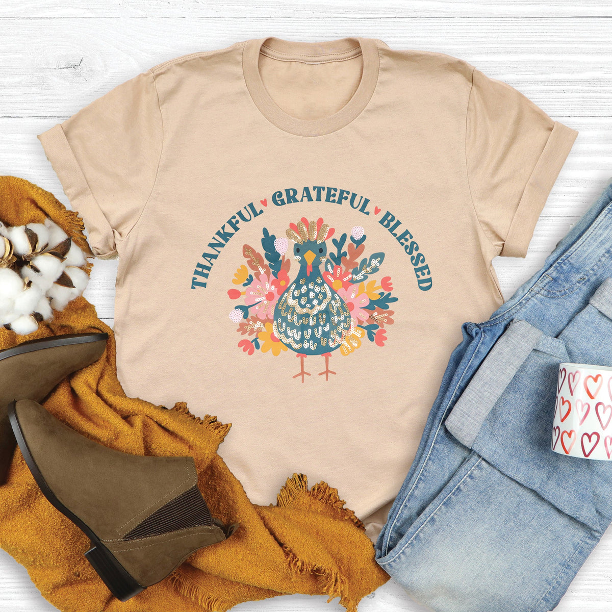 TGB Turkey Sequin Tee