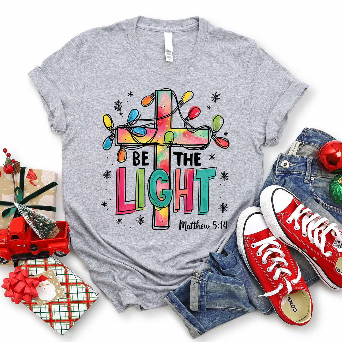 Be the Light Cross Tee